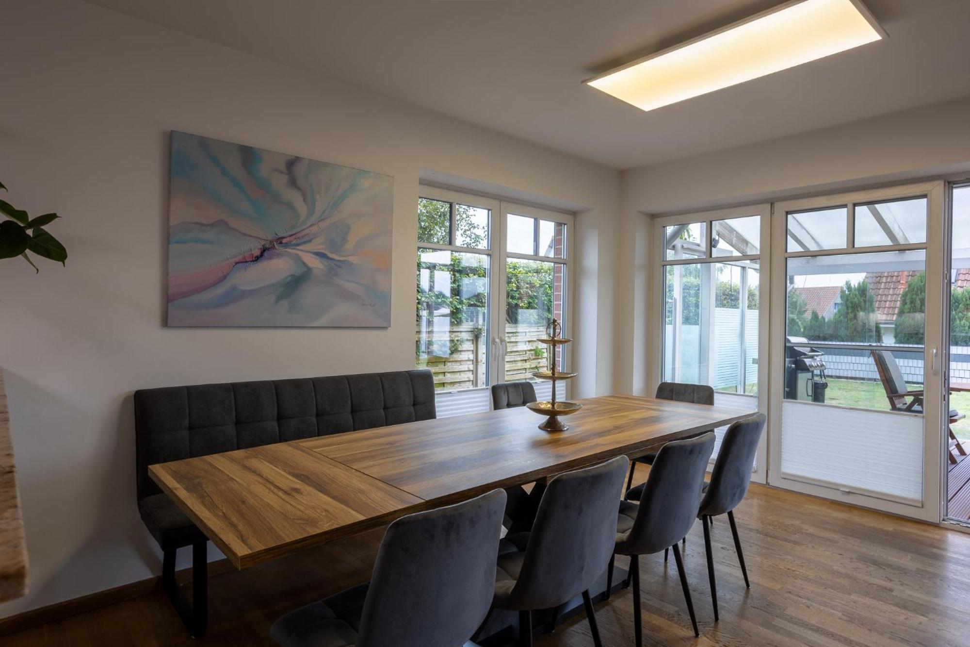 Oara Comfort Home, Ferienhaus 160Qm Mit Garten Reppenstedt Bagian luar foto